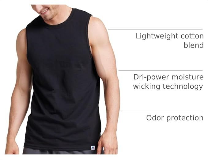 Immagine di Black Sleeveless Tank Top 3